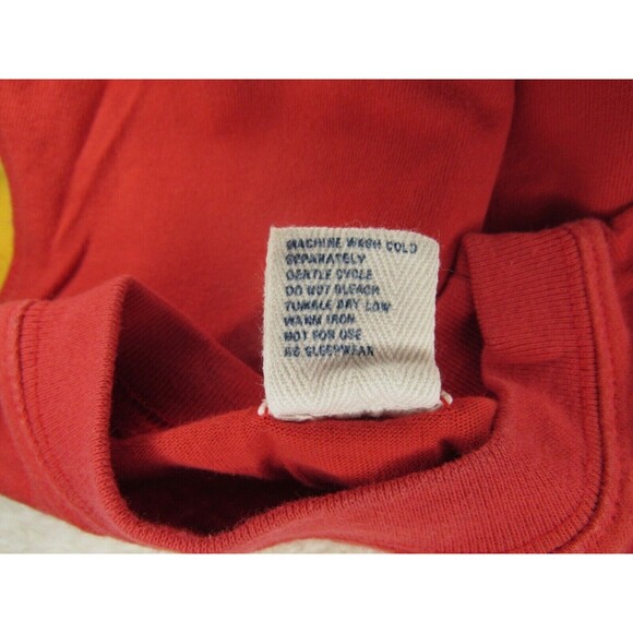 Baby GAP Red Primary Color Block Short Sleeve Romper One Piece Snap Crotch 3-6M - Picture 3 of 12